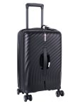 CELLINI Xpedition 4 Wheel Carry On Trunk Black