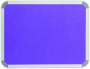 Parrot Notice Board - Info Board Aluminium Frame 2400 X 1200MM - Purple