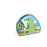 Scratch Europe Contour Puzzle: 36 Pieces Crocodile