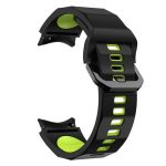 Wave Pattern Samsung Galaxy Watch 4/5 Strap-black & Green