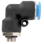 AirCraft Pu Hose Fitting Elbow W o-ring 10MM-1 8" M