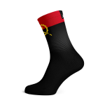 Angola Flag Socks - Large Black