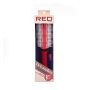 Rbk 9 Row Detangling Brush Red