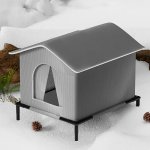 Waterproof Cat House With Stand WCH2