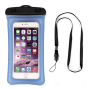 Waterproof Smartphone Case Max Cellphone Size 6.5" Light Blue