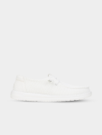 Ladies Wendy Strech Sox Shoes In White - White 7