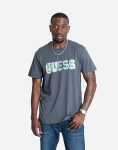 Guess Crew Neck Logo Dark Grey T-Shirt - XXL Grey