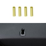 4 In 1 Car Door Latch Pin Door Screw Knob Cap Cover Trim For Bmw F10 Left Driving Gold
