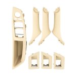 Car Imported Version Inside Doors Handle Pull Trim Cover 5141 7225 873 For Bmw F10 F18 Left Driving Beige