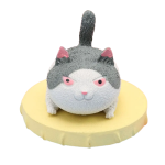Angry Cat Squeeze Balls - Grey