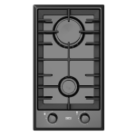 Defy Black Domino Gas Hob - DHG135
