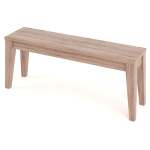 Laila Tapered Bench - 1200MML X 300MMW X 450MMH Blackwood