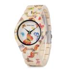 Butterfly Ladies Wood Watch O20