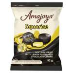 Amajoya Liquorice Toffee Lemon Flavoured Chocolate Centre 92GR