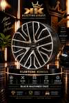 20 Inch Audi Rims 5 112 Pcd – Black Machine Faced Multi-spoke Alloy Wheels