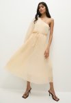 Superbalist Asym Pleated Midi Dress - Brazilian Sand