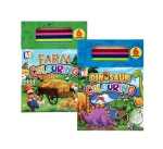 Book Colouring Pad Boys W pencils Asstd Marketplace Brits Bros