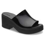 Brooklyn Slide High Shine Heel - Black W11