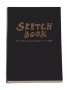 120 Page Black-cover Sketchbook 21X29CM
