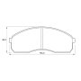 Kbc Brake Pads Front For Hyundai Kia - Spares Direct