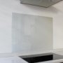 White Hob Splashback 898 X 700 X 6MM