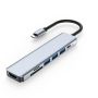7 In 1 Hub USB C Adapter With 5 USB 3.0 + 2 Type C