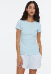 Ribbed Top - Light Blue