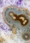 Purple Nucleas Agate Art Print - Matte Fine Art Print No Frame A4