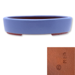 Handmade Tokoname Ceramics - Yozan Kinyou Glazed Oval 190MM L X 150MM D X 40MM H