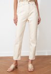 High Waist Mom Jeans - White