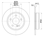 Stone Brake Disc Rear BR14636