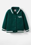 Cotton On Caleb Coaches Bomber Jacket - Pine Tree Green
