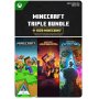Xbox Minecraft Triple Bundle Minecraft Bedrock Edition Minecraft Dungeons And Minecraft Legends Series X|s One