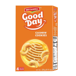 Good Day Cashew Cookies Budget Pack Kaju Biscuits 231G - Large Value Pack Crunchy Sweet Rich Nut Butter Cookies For Family Tea