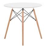 Heartdeco Smte Modern Mid Century Round Kitchen Dining Side Table With Keychain