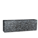 Premium Curo Trough Plant Pot - Medium 370MM H X 200MM W X 1160MM L Granite Sealed With Pot Feet