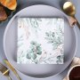 20PCS/SET Plant Style Colorful Printed Tissue Paper Napkins Party Decoration Paper For Festivals And Gatherings Eucalyptus Leaf Paper Easter Gift Eid Al-adha Mubarak