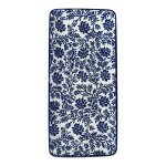 Indigo Floral Ceramic Rectangle Plate