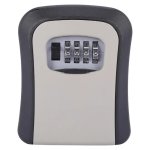 Key Box With 4 Combination Lock Steel Grey Large