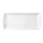 Fortis Accent - White - Rect. Plate With Handle - 38CM X 17CM 3 - NG6184-38