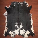 As Grade Nguni Hide 182 Black white XXL - Extra Extra Large Black white Panelled