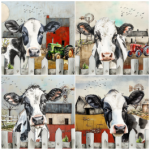 Tear Resistant Deco Print Friesian