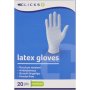 Clicks Latex Examination Gloves Powder Free Medium 20s