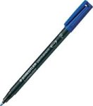 Staedtler Lumocolor Permanent Universal Fineliner - F Blue 10 Pack