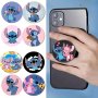 Disney Stitch Folding Phone Stand - Durable Plastic Mobile Holder & Desktop Grip Perfect Gift For Fans