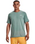 Men's Ua Streaker Run Short Sleeve - Fresco Green Md