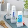 3pcs Easy Squeeze Toothpaste Dispenser Set - Space-Saving Adjustable Rolling Design For Complete Oral Care