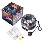 Zs - LED Rgb Crystal Magic Effect Ball Disco Dj Stage Lighting