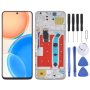 Original Lcd Screen For Honor X8 Digitizer Full Assembly With Frame Pink