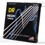 Dr Neon White Electric Guitar Strings 10-46 Gauge